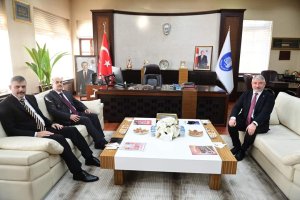 Başkan Aşgın, Vali Çiftçi ve Dağlı’yı tebrik etti