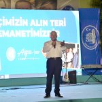 Başkan Aşgın’a işçilerden yoğun sevgi gösterisi