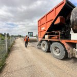 Bağ yollarında hummalı çalışma 