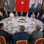 Vali Mustafa Çiftçi’ye veda yemeği 