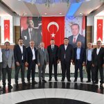 Vali Mustafa Çiftçi’ye veda yemeği 