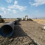 Çiftlik Pınarı’na 1800 metrelik yağmur suyu hattı