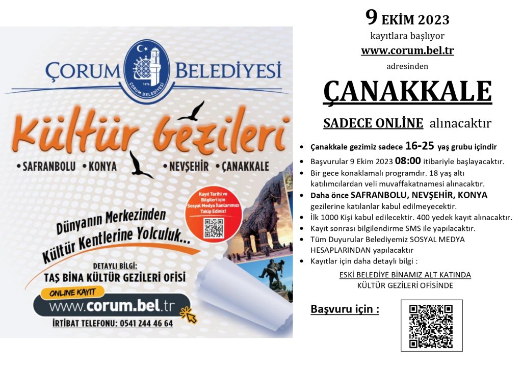 ÇANAKKALE  GEZİSİ