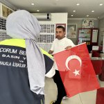 Belediye Çorum’u bayraklarla donatıyor