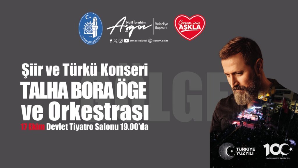 Şiir ve Türkü Konseri - Talha Bora Öge ve Orkestrası