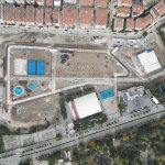 Millet Bahçesi yanında yol ve otopark çalışması 