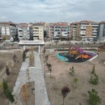 Millet Bahçesi yanında yol ve otopark çalışması 