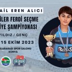 Çorumlu sporcunun ismi şampiyonaya verildi