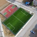 Semt sahaları yenilendi