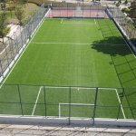 Semt sahaları yenilendi