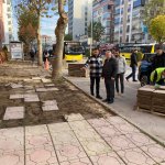 Belediye üretiyor, kaldırımlar güzelleşiyor 