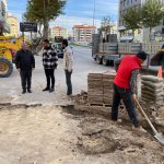 Belediye üretiyor, kaldırımlar güzelleşiyor 