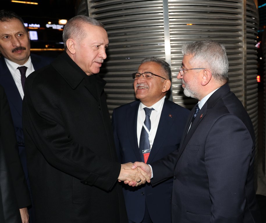 Başkan Aşgın, Cumhurbaşkanı Erdoğan ile bir araya geldi