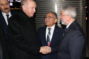 Başkan Aşgın, Cumhurbaşkanı Erdoğan ile bir araya geldi