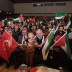 Filistin Destek Gecesi’ne ilgi yoğun oldu