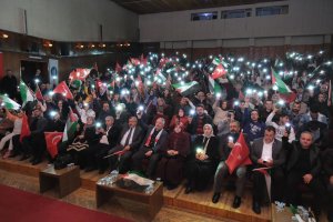 Filistin Destek Gecesi’ne ilgi yoğun oldu