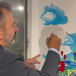 Gazze'deki dramı tuvale yansıttılar