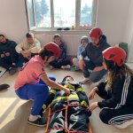 Çorum İtfaiyesi’nden üniversite öğrencilerine eğitim