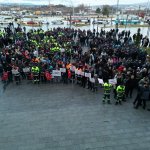 Belediye personeli Başkan Aşgın’ı karşıladı