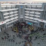 Belediye personeli Başkan Aşgın’ı karşıladı