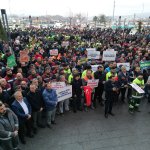 Belediye personeli Başkan Aşgın’ı karşıladı