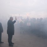 Belediye personeli Başkan Aşgın’ı karşıladı