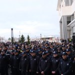 Belediye personeli Başkan Aşgın’ı karşıladı