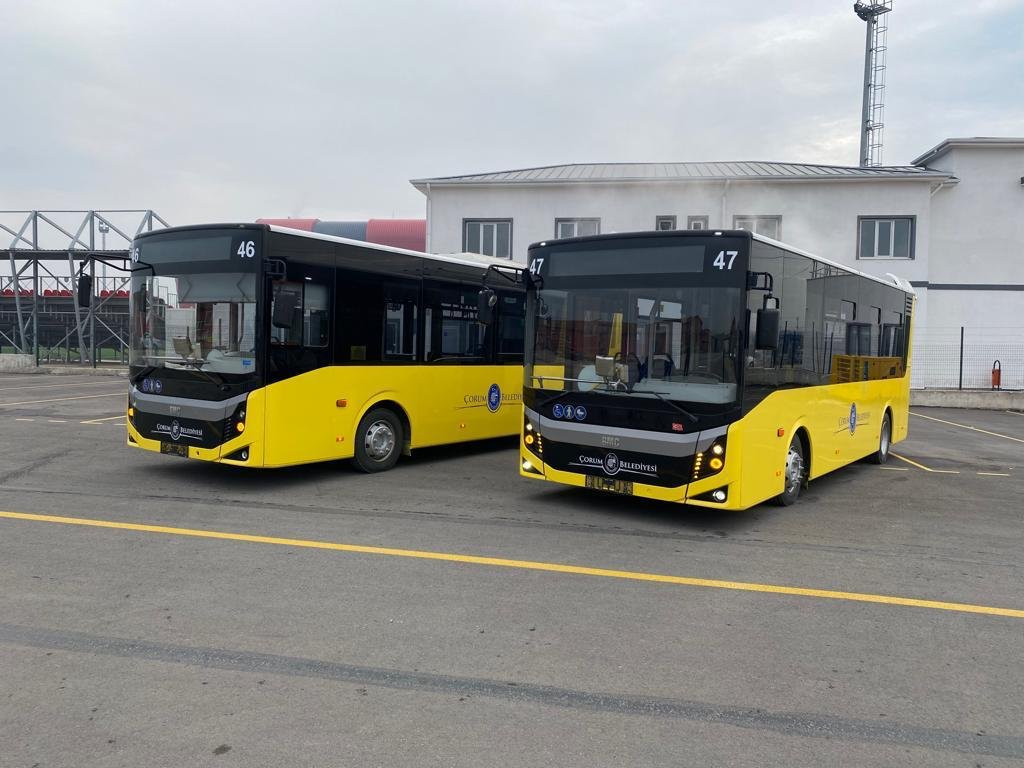 Belediye, toplu ulaşım için iki otobüs daha aldı