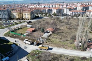 Ahçılar 2. Cadde’de yol genişletme çalışması