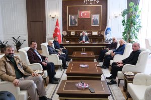 Esnaf temsilcilerinden Başkan Aşgın’a ziyaret