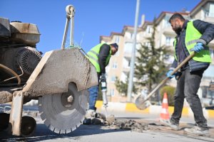 Rögar kapaklarının kot farkı gideriliyor 