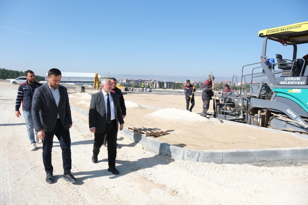 Şehitlik Caddesi’nde hummalı çalışma