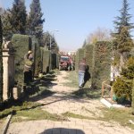 Mezarlıklar bayrama hazırlanıyor