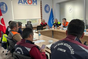 Çorum Belediyesi AKOM teyakkuzda 