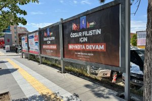 Belediyeden Filistine’e destek mesajı 