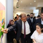 Engelli Eğitim Merkezi öğrencileri sergi açtı