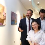 Engelli Eğitim Merkezi öğrencileri sergi açtı