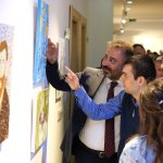 Engelli Eğitim Merkezi öğrencileri sergi açtı