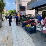 Belediye, kaldırım işgali yapan esnafı uyardı