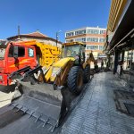 Taşhan Caddesi'nin kaldırımları yenileniyor