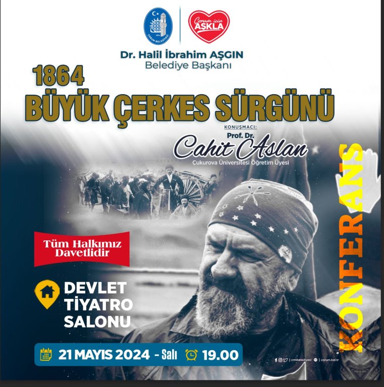 Prof. Dr. Cahit Aslan / "1864 Büyük Çerkes Sürgünü" Konferansı