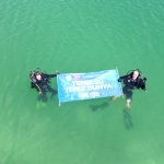 Balık adamlar daha temiz bir çevre için daldı 