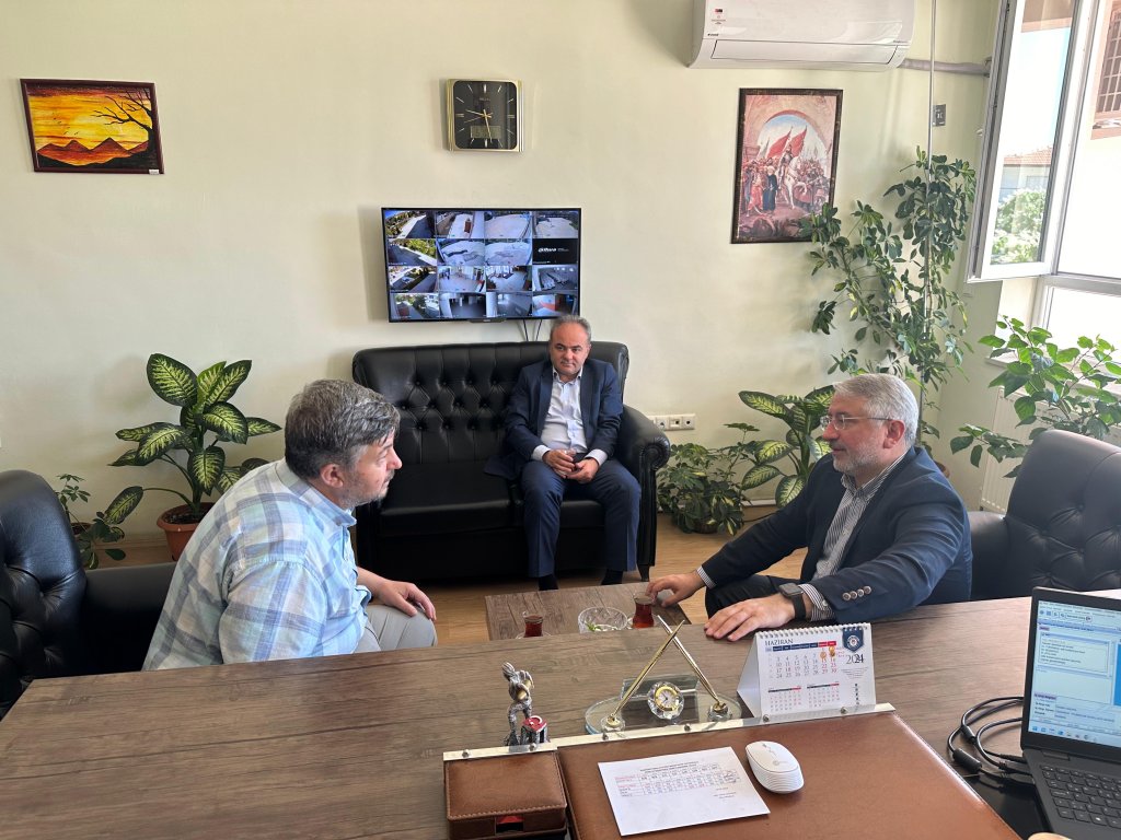 Başkan Aşgın’dan Atatürk Anadolu İHO’ya geçmiş olsun ziyareti