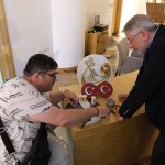 Engelli Eğitim Merkezi Öğrencilerinden “Filografi” Sergisi 