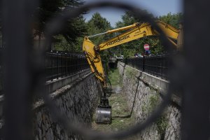 Melikgazi Deresinde Hummalı Çalışma
