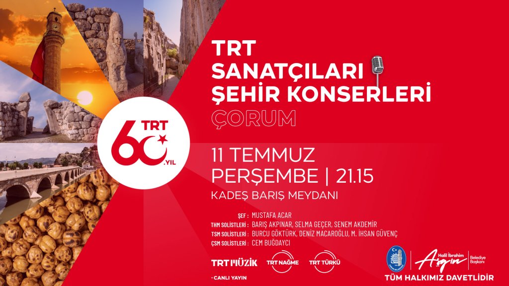 TRT Sanatçıları Şehir Konserleri - Çorum