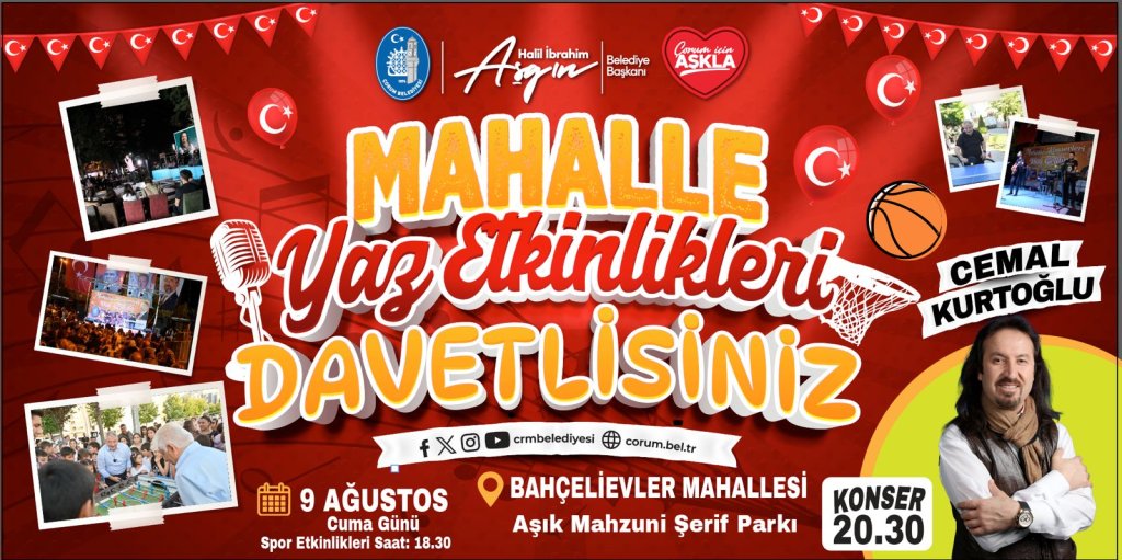 Mahalle Yaz Etkinlikleri - Bahçelievler Mahallesi