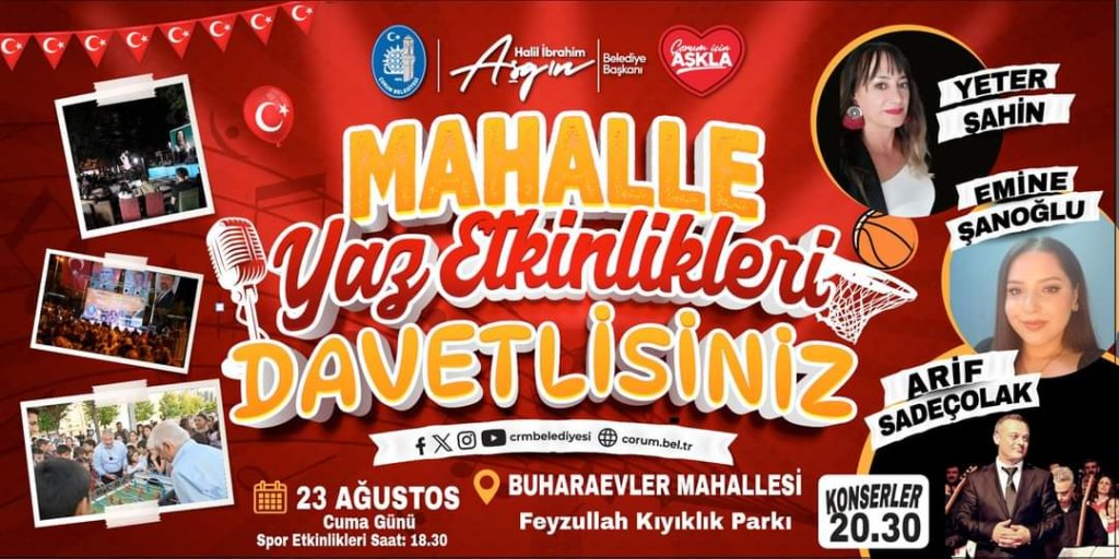 Mahalle Yaz Etkinlikleri - Buharaevler Mahallesi