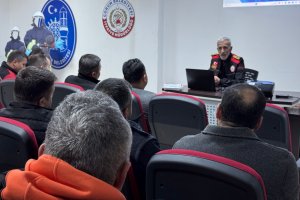 İlçe İtfaiye ekiplerine eğitim