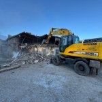 Tehlike arz eden metruk binalar yıkılıyor 